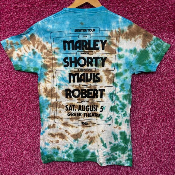 Ziggy Marley 2023 Summer Tour at the Greek Reggae Tie Dye Small - Picture 5 of 5